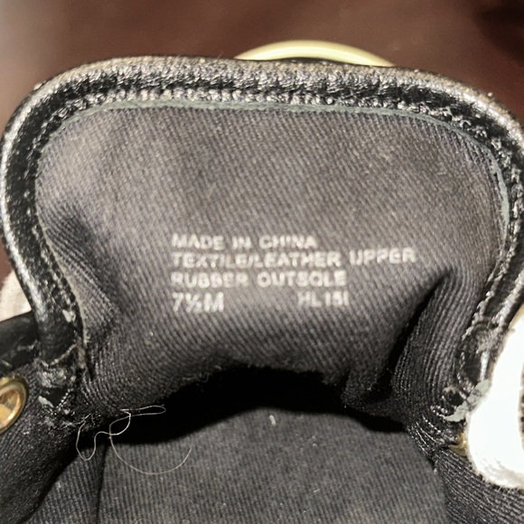 Michael Kors Black Leather & Canvas Trainers - Picture 13 of 16